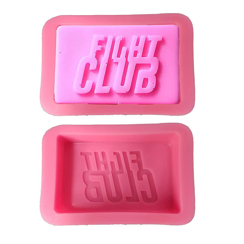 Bath Bomb Mold - Fight Club Soap Silicone Mold Rectangle