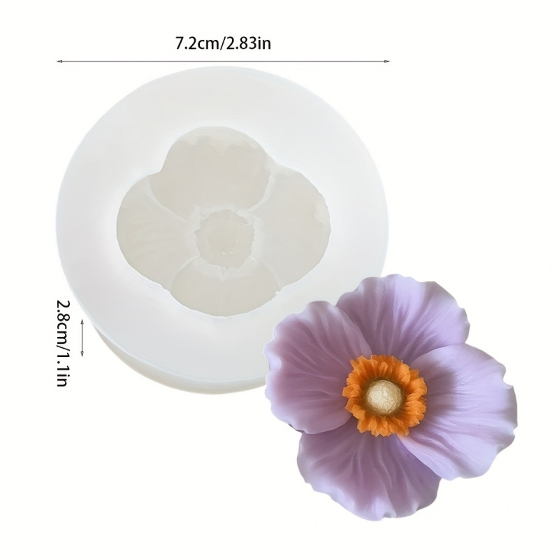 3Flower silicone mold，Silicone - Bath Bomb Mold recension och pris
