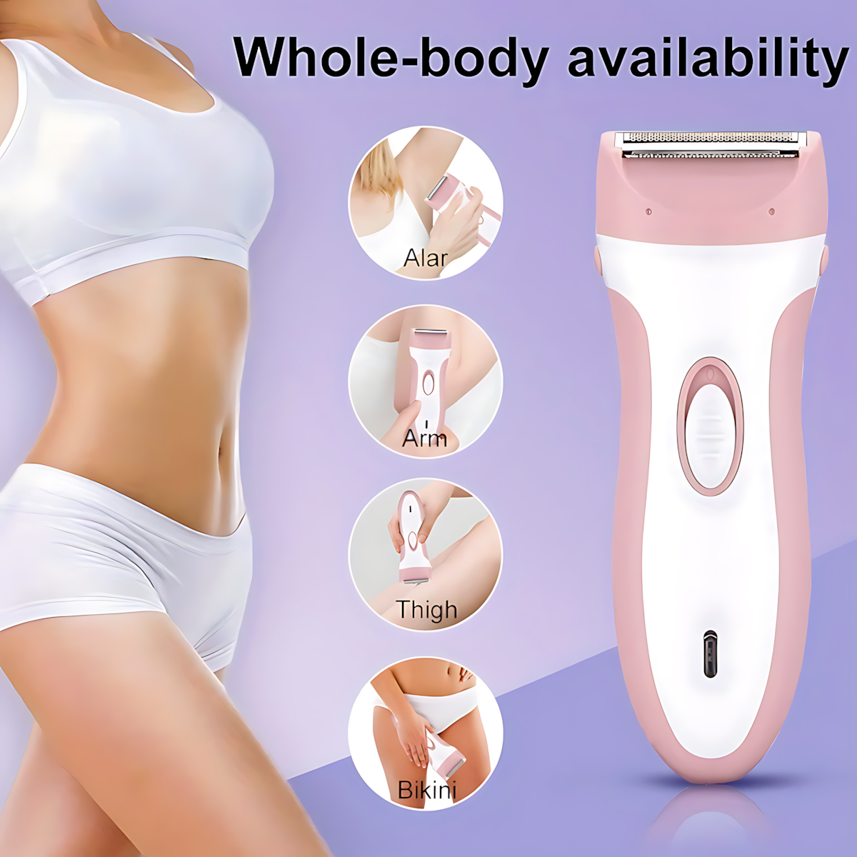 Women Body Trimmer Shaver Elec - Epilator Wireless recension och pris