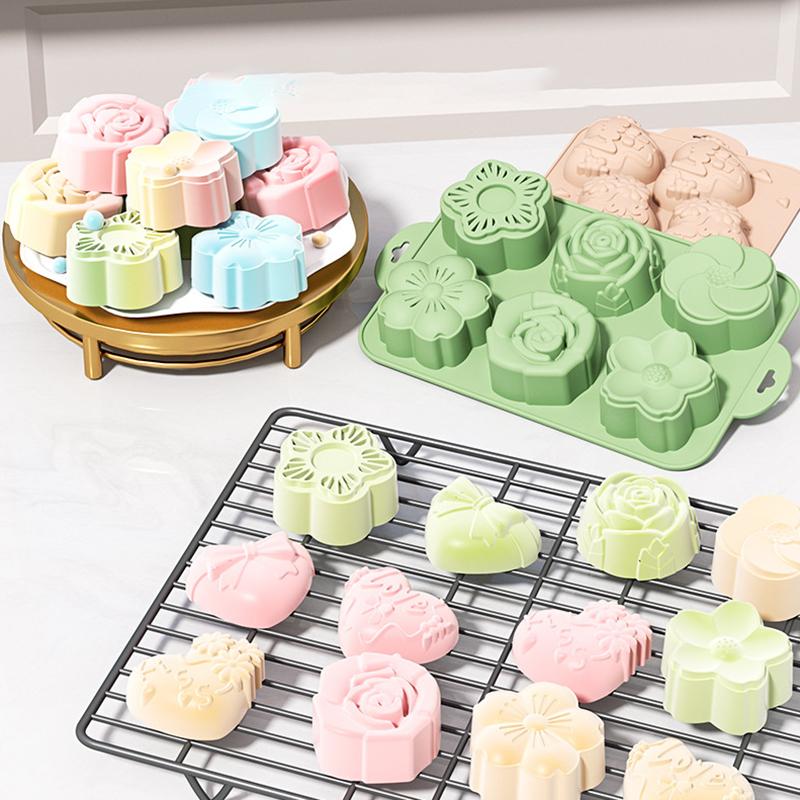 SU Flower Silicone Mold, 6 Cav - Bath Bomb Mold recension och pris