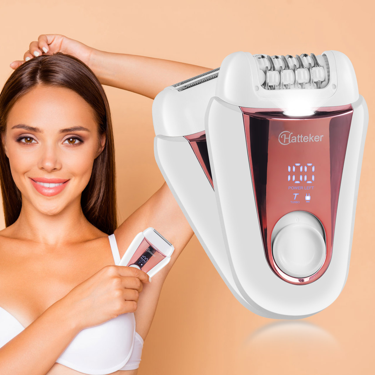 Hatteker 2-in-1 Rechargeable E - Epilator Wireless recension och pris