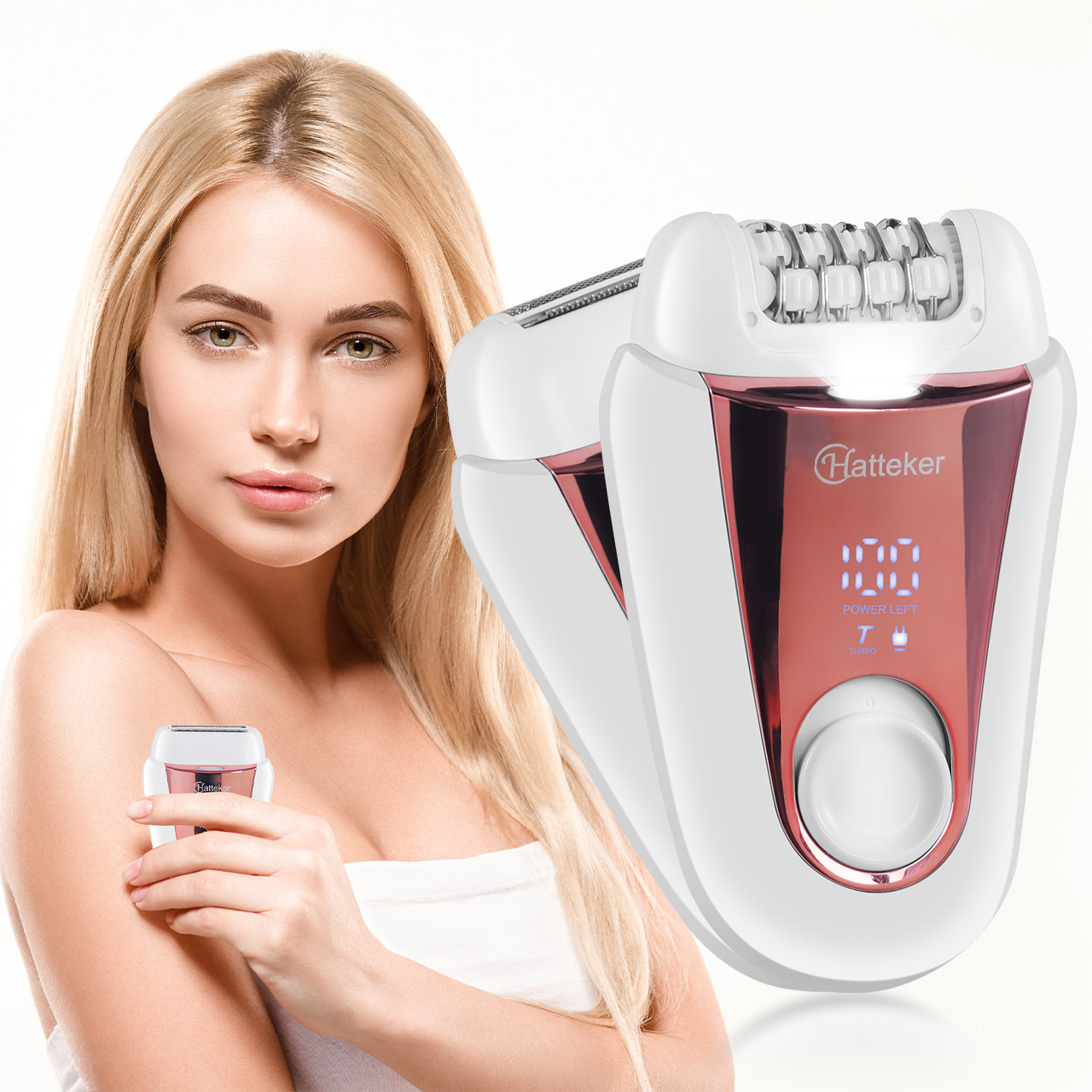 Hatteker 2-in-1 Rechargeable E - Epilator Wireless recension och pris