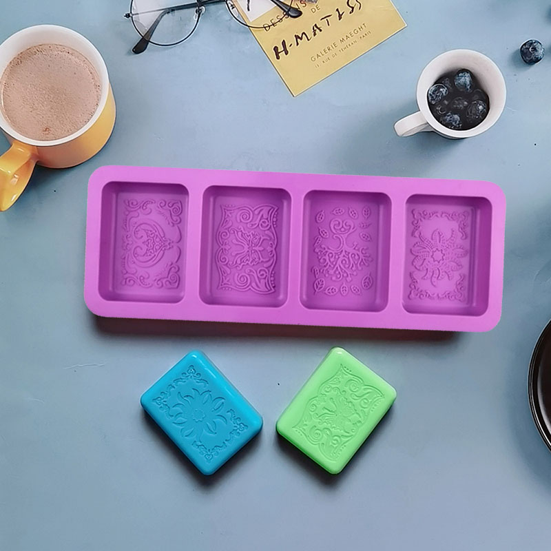 Flower Pattern Silicone Mold F - Bath Bomb Mold recension och pris