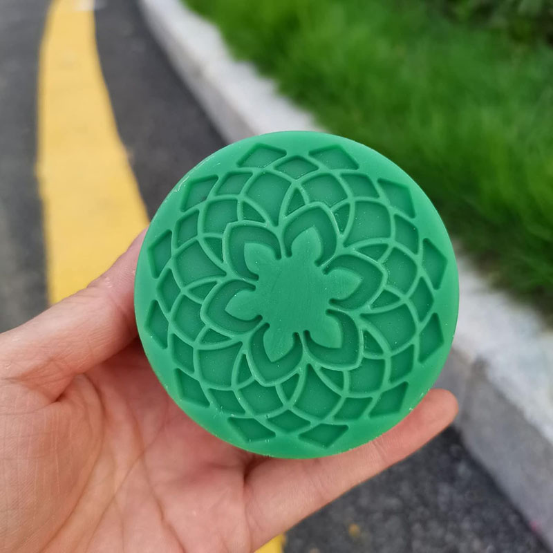 Flower Pattern Silicone Mold F - Bath Bomb Mold recension och pris