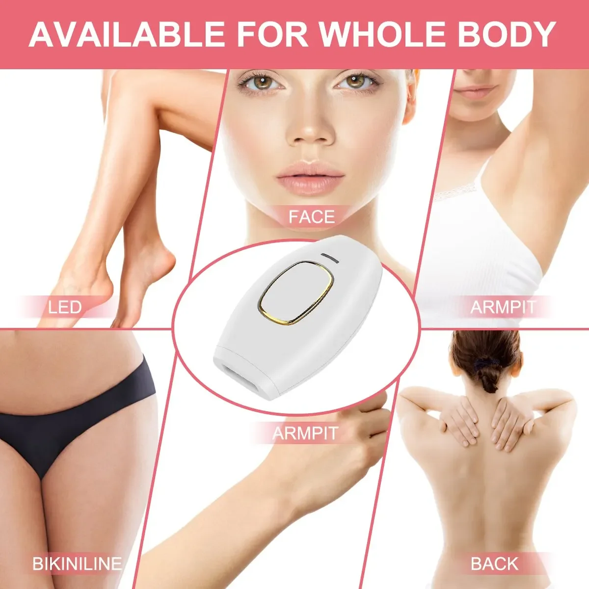 500000 Flash Painless Laser IP - Epilator Wireless recension och pris