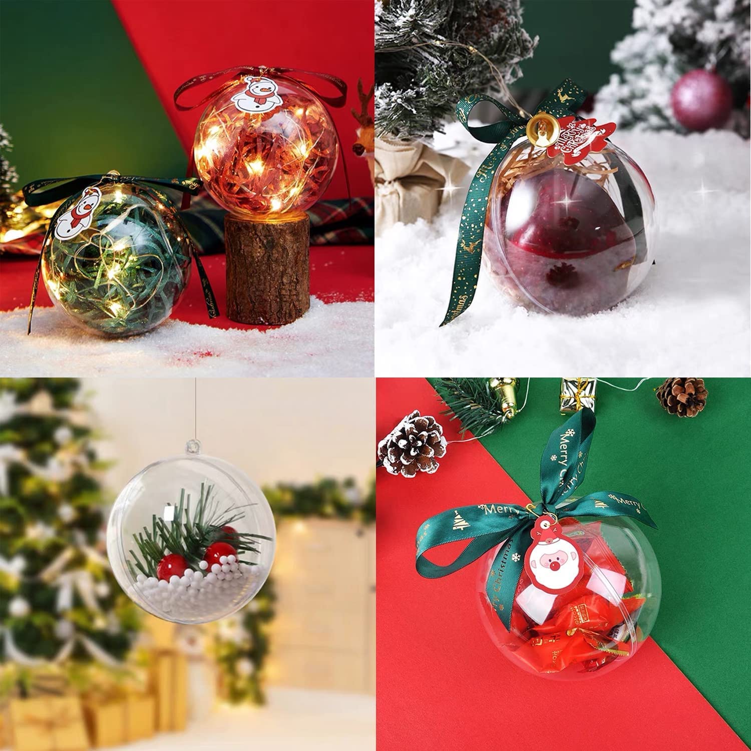 Clear Plastic Ornaments Balls, - Bath Bomb Mold recension och pris
