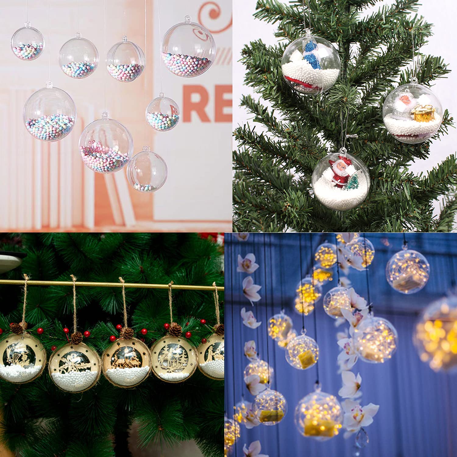 Clear Plastic Ornaments Balls, - Bath Bomb Mold recension och pris
